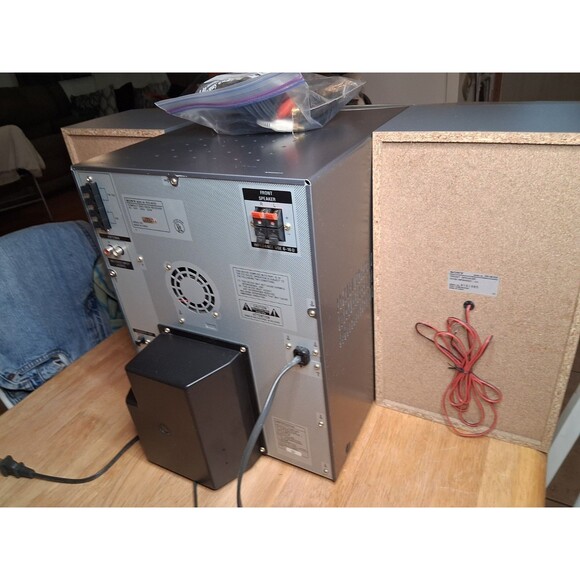 Sony MHC-M100 Stereo  System 50+1 CD Changer & 2 Tape DeckTested Great Condition - Picture 3 of 6